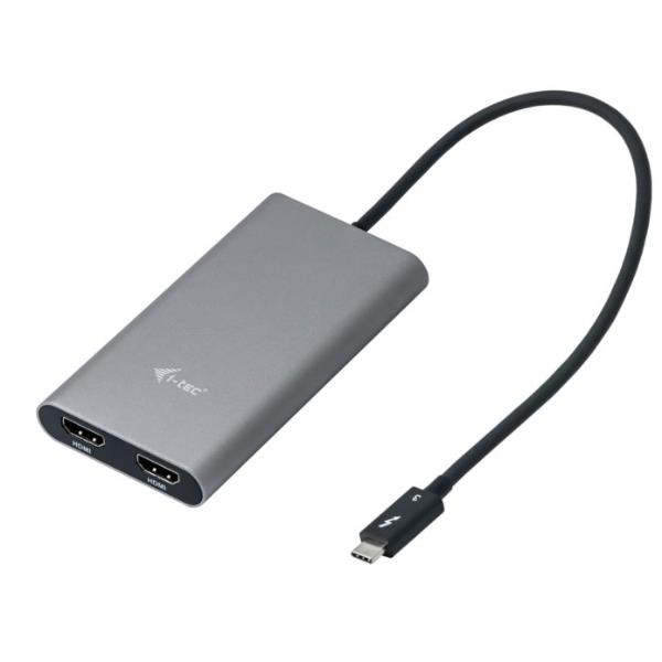 I Tec Adaptador Thunderbolt 3 A 2x Hdmi Hasta A 2x 4k 60hz